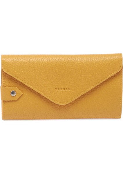 Sarı Hakiki Deri Kadın Cüzdan - S1CB00005811-H28