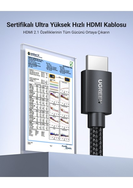 8k HDMI Görüntü Aktarma Kablosu, 5 Metre, 40182