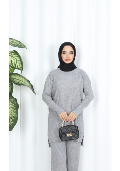 Saç Örgülü Triko Takım modelleri