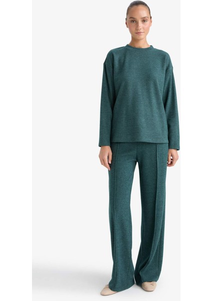 Relax Fit Bisiklet Yaka Sweatshirt F1013AX25AU