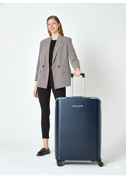 3'lü Set %100 Polipropilen Valiz Lacivert 04PC7090 fiyatları