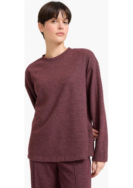 Relax Fit Bisiklet Yaka Sweatshirt F1013AX25AU