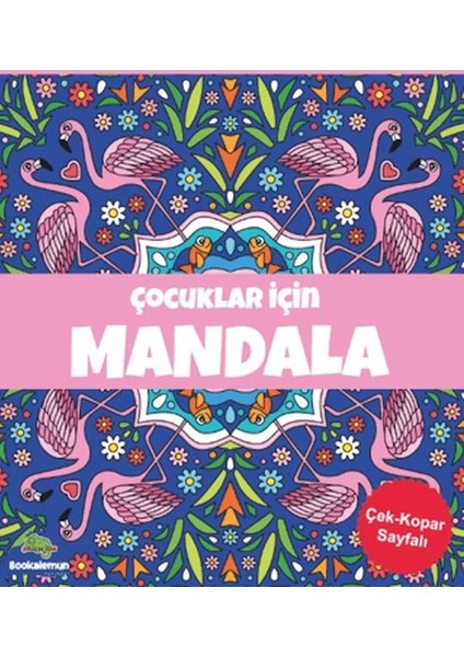 Çocuklar Için Mandala - Lacivert