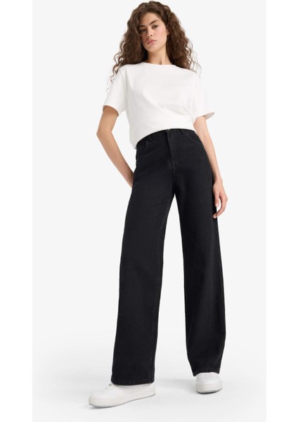90's Wide Leg Yüksek Bel Uzun Jean Pantolon E9125AX25AU
