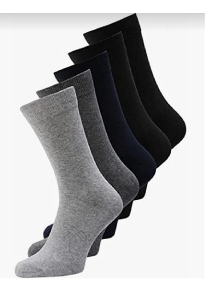 Erkek Soket Çorap 3'lü Düz Renk Damat Çorabı Takım Elbise Çorabı