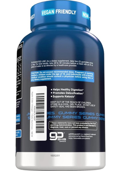 Apple Cider Vinegar + Keto Gummies 500 Mg 60 Gummies fiyatları