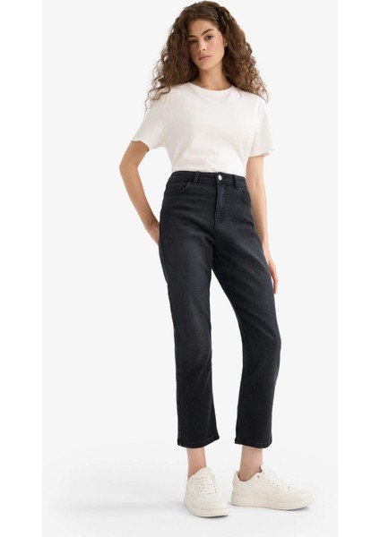 Mary Vintage Straight Fit Yüksek Bel Bilek Boy Jean Pantolon E9819AX25AU