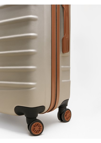 2'li Valiz Seti Büyük Boy - Kabin Boy Vizon-Taba 1168