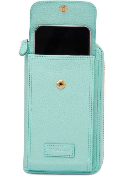 Mavi Hakiki Deri Kadın Çapraz Askılı Çanta - S23K1BC05810-T9D