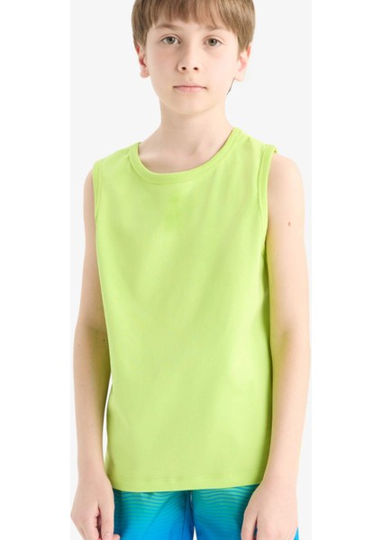 Erkek Çocuk Bisiklet Yaka Atlet F0693A825HS