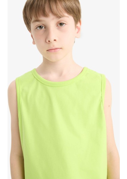 Erkek Çocuk Bisiklet Yaka Atlet F0693A825HS