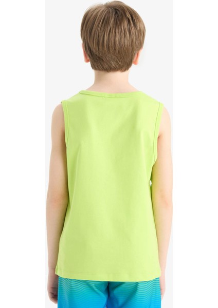 Erkek Çocuk Bisiklet Yaka Atlet F0693A825HS