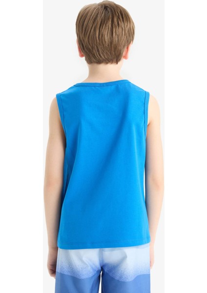 Erkek Çocuk Bisiklet Yaka Atlet F0693A825HS