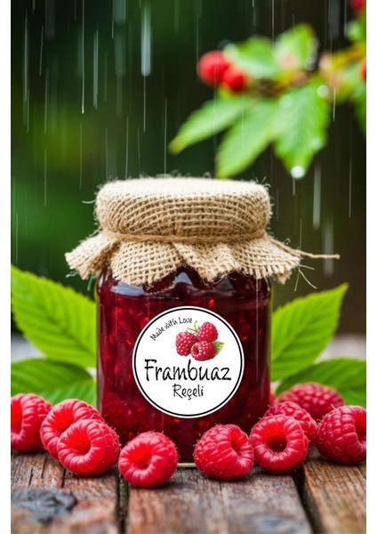 54 Adet Reçel Kavanoz Etiketi – Suya Dayanıklı Sticker – Ev & Hediyelik Reçeller Için Özel Tasarım