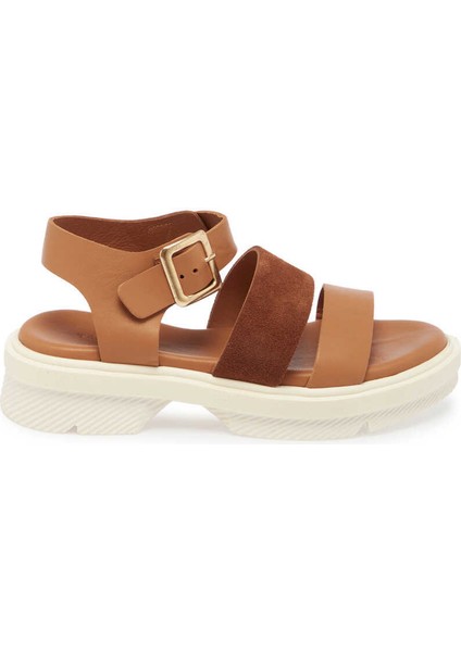 Taba Hakiki Deri Kadın Sandalet - K24Y1SN67261-A29