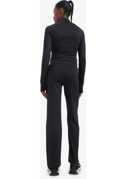 Fit Geniş Bol Paça Skuba Dalgıç Kumaş Basic Pantolon