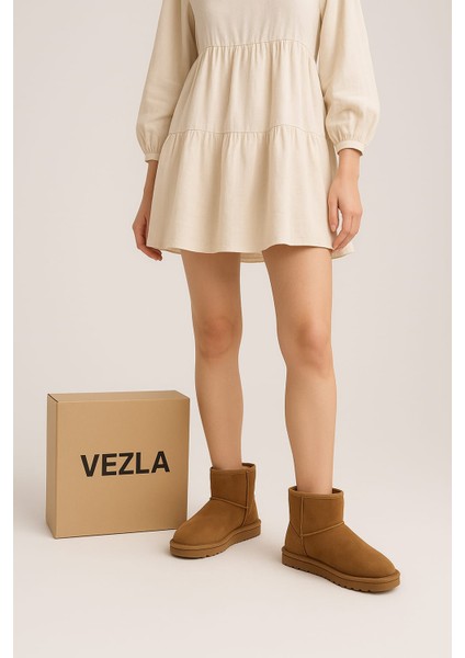 Kadın Süet Mini Bot modelleri