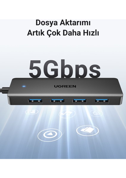 4-In-1 4xusb-A Usb-C Port Çoklayıcı Hub, 25851