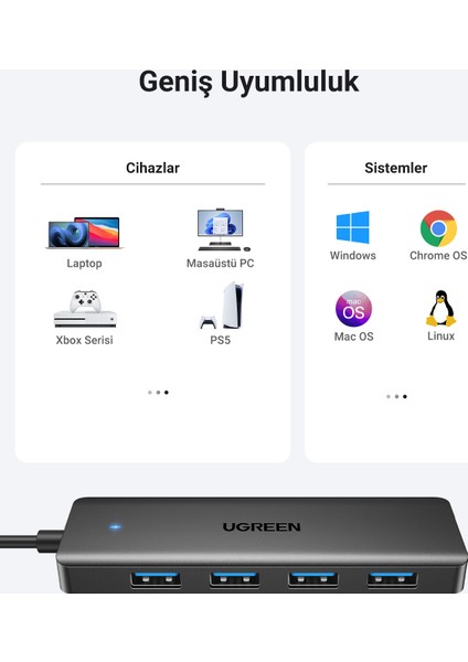 4-In-1 4xusb-A Usb-C Port Çoklayıcı Hub, 25851