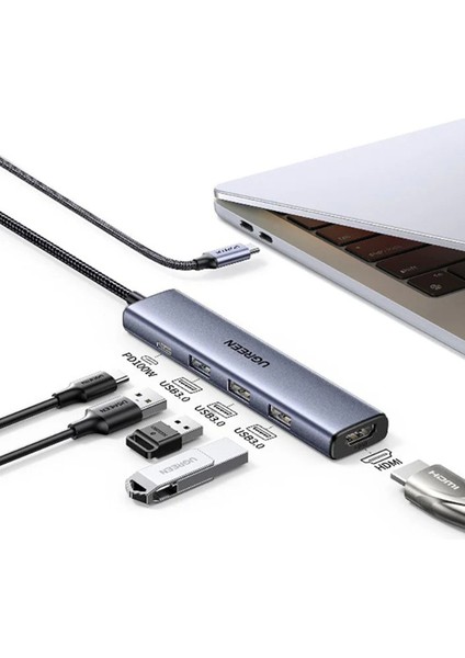 6-In-1 Usb-C 2xusb-A 3.2, 2xusb-C 3.2, Pd, 4k/2k Hdmı, 35999