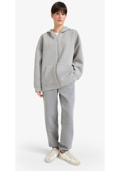 Jogger Fit Cepli Skuba Dalgıç Kumaş Pantolon