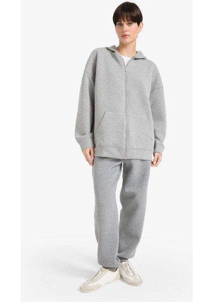 Jogger Fit Cepli Skuba Dalgıç Kumaş Pantolon