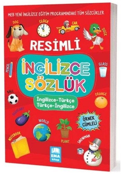 Resimli Ingilizce - Türkçe Türkçe Ingilizce Sözlük Örnek Cümleli