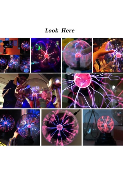 Sihirli Dokunmatik Plazma Küre – Işıklı Dekor Küre (Usb & Pil) modelleri