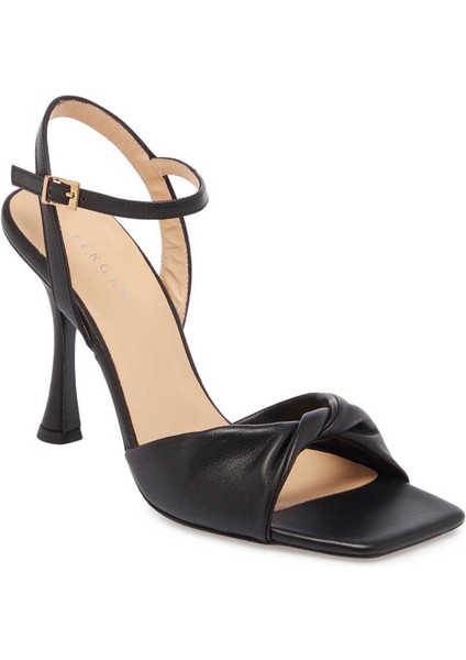 Siyah Hakiki Deri Kadın Stiletto - K24I1AY67184-A23