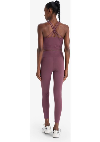 Fit Toparlayıcı Yüksek Bel Esnek Kumaş Basic Sporcu Tayt B4147AX25AU