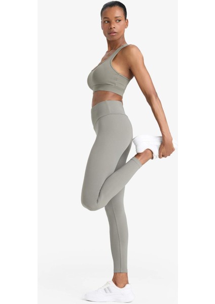 Fit Toparlayıcı Yüksek Bel Esnek Kumaş Basic Sporcu Tayt