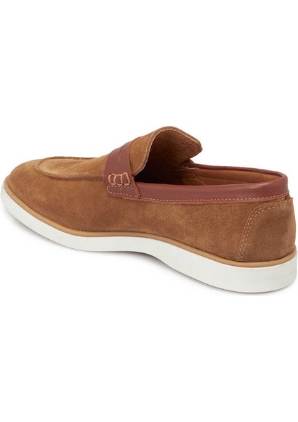 Taba Hakiki Süet Deri Erkek Loafer - E24I1AY56749-K59