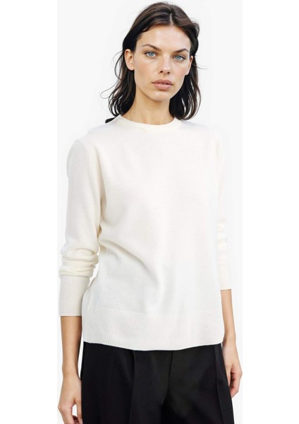 Relax Fit Bisiklet Yaka Triko Kazak C0058AX25WN