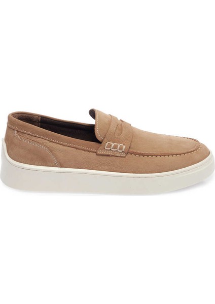 Kum Hakiki Nubuk Deri Erkek Loafer - E24I1AY56746-B21