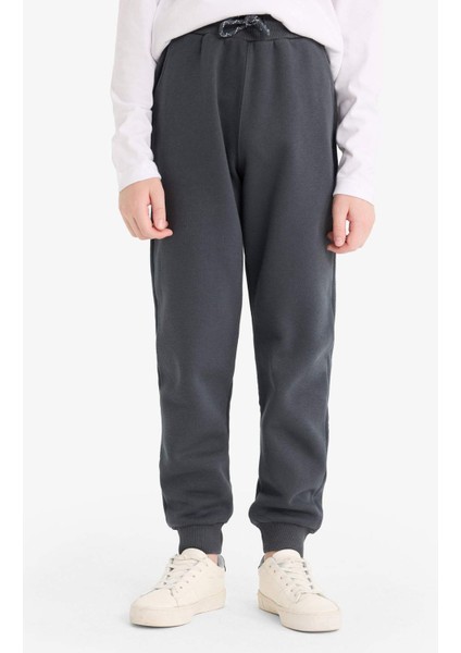 Erkek Çocuk Beli Lastikli Kalın Eşofman Alt W0773A625WN