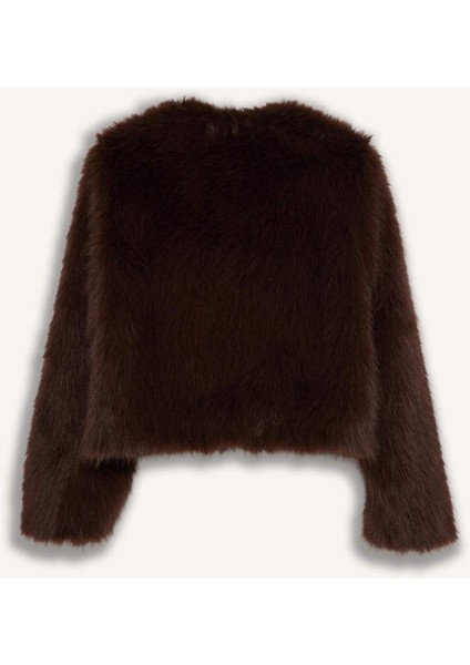 Regular Fit Kısa Suni Kürk F2147AX25WN