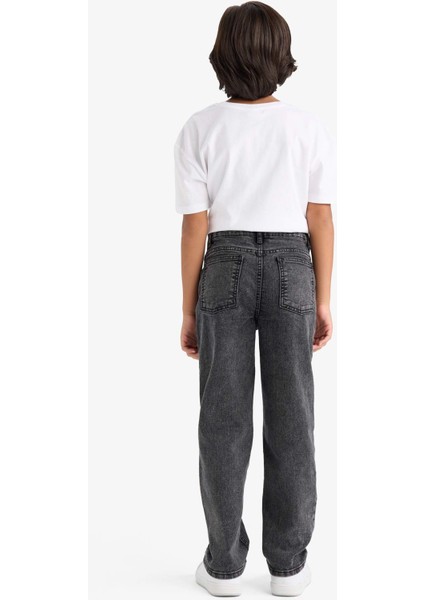 Erkek Çocuk Straight Fit Düz Paça Jean Pantolon F0454A825AU