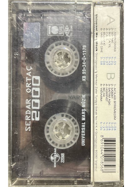 Kaset Serdar Ortaç Bilsem Ki Kaset fiyatları