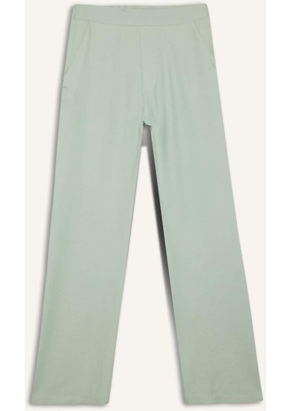 Wide Leg Basic Düz Geniş Paça Pantolon E7979AX25SM