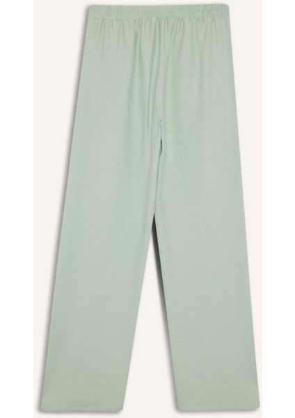 Wide Leg Basic Düz Geniş Paça Pantolon E7979AX25SM