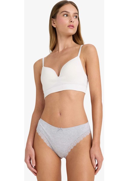 Dantel Detaylı Ribana 3'lü Brazilian Külot D8672AX25AU