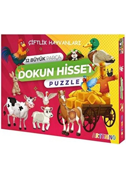 Çiftlik Hayvanları - Dokun ve Hisset Puzzle
