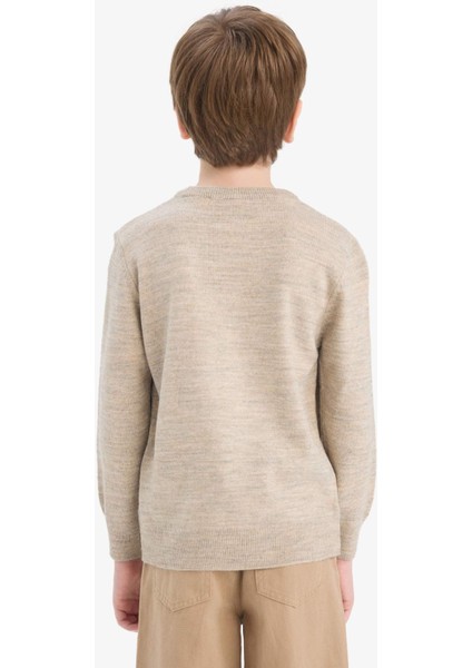 Erkek Çocuk Bisiklet Yaka Triko Kazak A4992A825WN