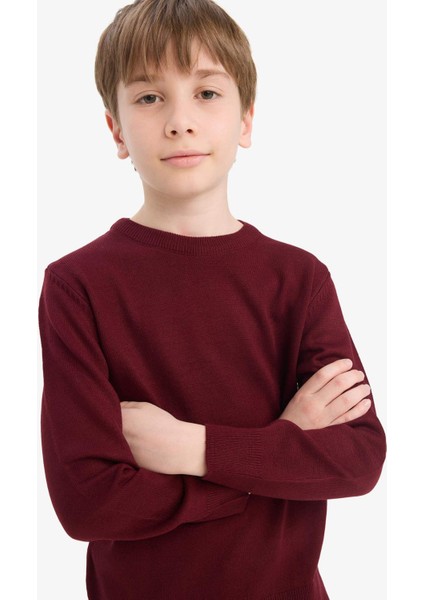 Erkek Çocuk Bisiklet Yaka Triko Kazak A4992A825WN