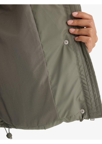 Regular Fit Kapüşonlu Fermuarlı Şişme Mont F2143AX25WN