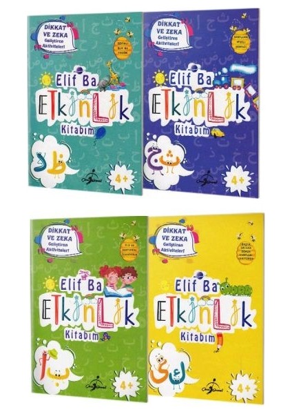 Elif-Ba Etkinlik Kitabım / 4 Kitap -