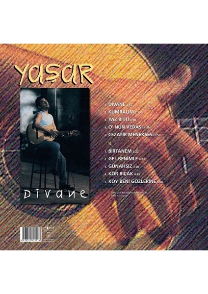 Yaşar Divane Lp Plak fiyatları
