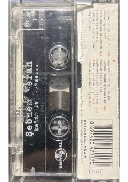 Kaset Şebnem Ferah Kelimeler Yetse Kaset fiyatları