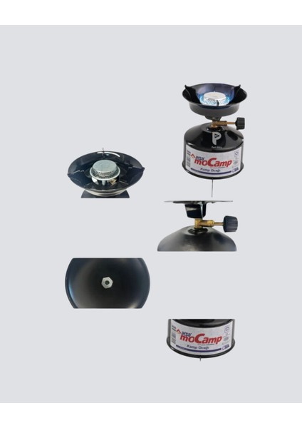 Kompakt Kamp Ocağı Seti Gaz Tüplü Ayarlanabilir Alevli 400G Hafif Tasarım fiyatları