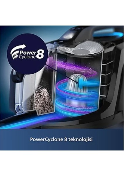 XB7151/07 Marathon Toz Torbasız Süpürge+Philps DST8030/70 Isı Ayarı Gerektirmiyen Azur Ütü